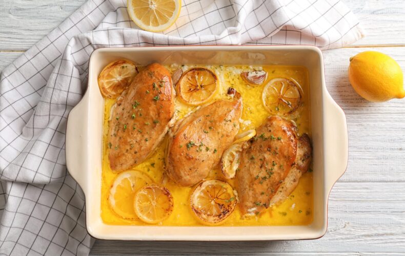 Rezept Gebackene Zitronen-Hähnchenbrust