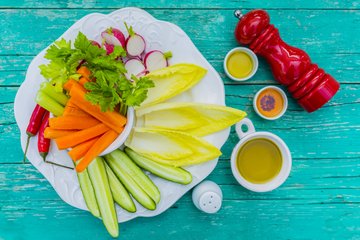 Rezept Pinzimonio (Rohkost mit Olivenöl-Dip)