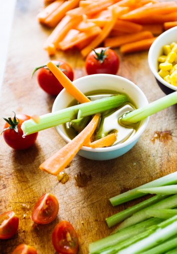 Rezept Pinzimonio (Rohkost mit Olivenöl-Dip)