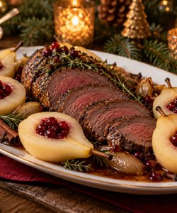 Rezept Preiselbeerbirnen