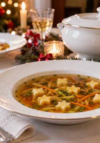 Rezept Rinderkraftbrühe mit Eierstich