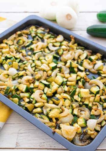 Rezept Zucchini und Zwiebeln aus dem Ofen